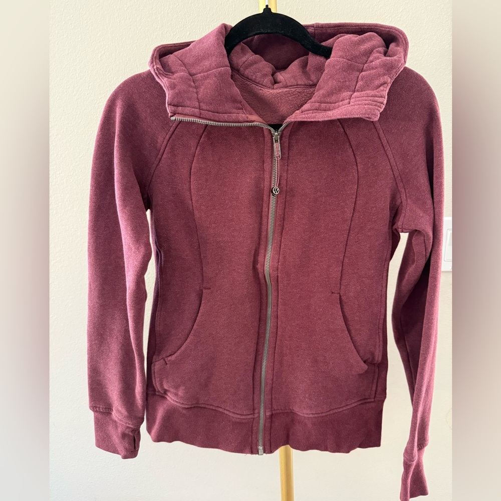 Lululemon scuba full zip size 6